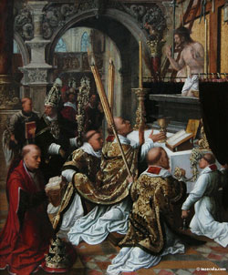 La messe de Saint Grgoire Le Grand - Ysenbrandt